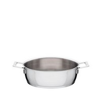 photo Alessi-Pots & Pans Low casserole in 18/10 stainless steel suitable for induction 1